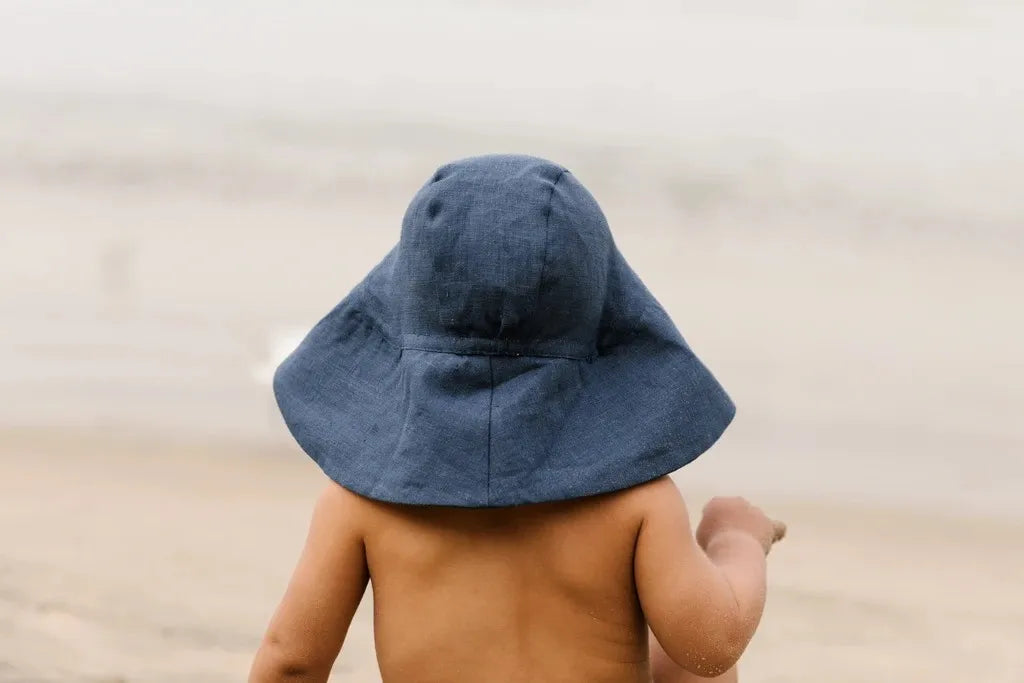 Cotton Linen Baby Sun Hat