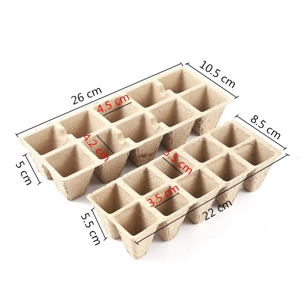 10 Grids Peat Pots Seed Starter