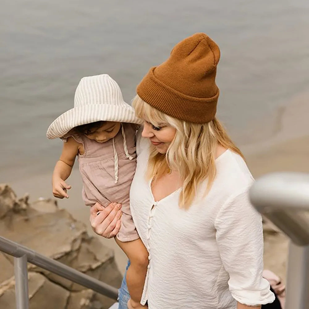 Cotton Linen Baby Sun Hat