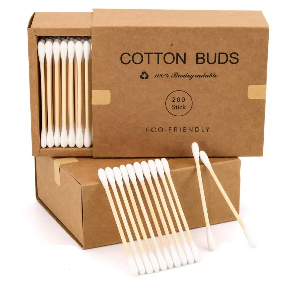 Double Head Bamboo Cotton Swab