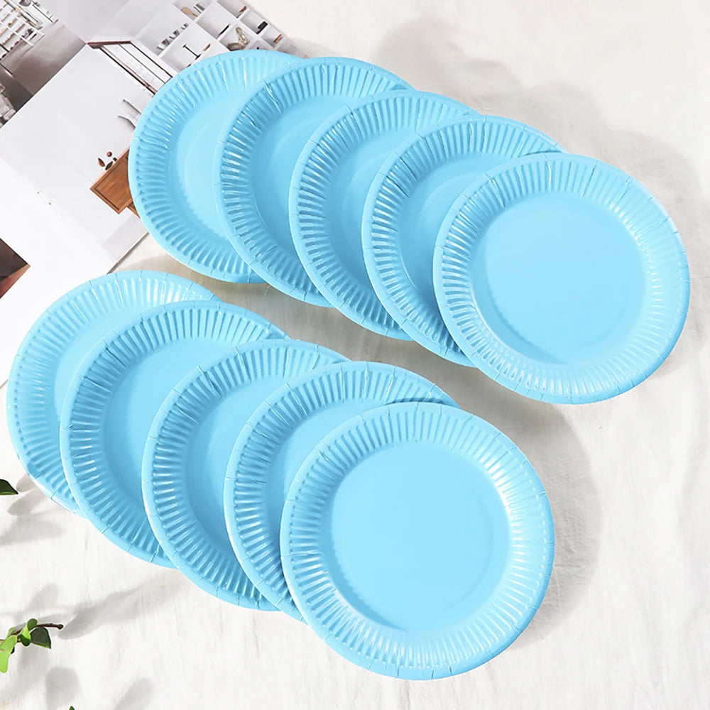 Solid Color Disposable Paper Tray