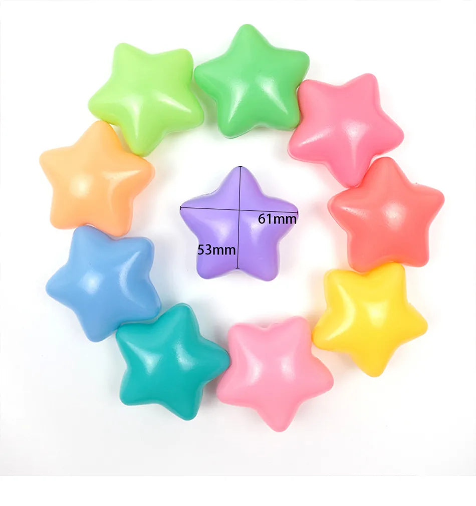 Colorful Love Star Plastic Ocean Ball