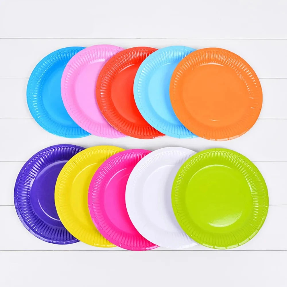 Solid Color Disposable Paper Tray