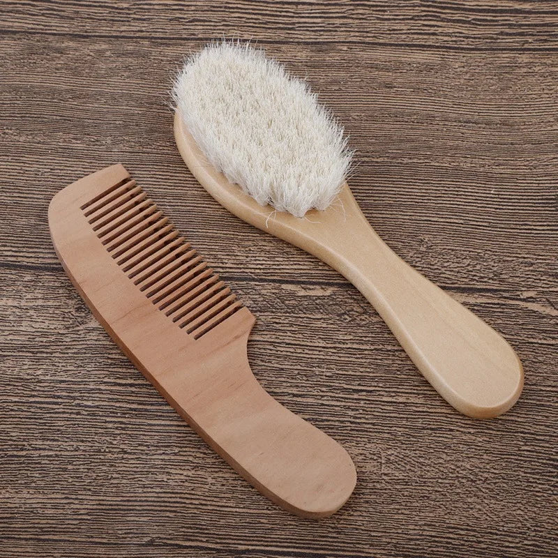 Wooden Soft Wool Hair Brush 