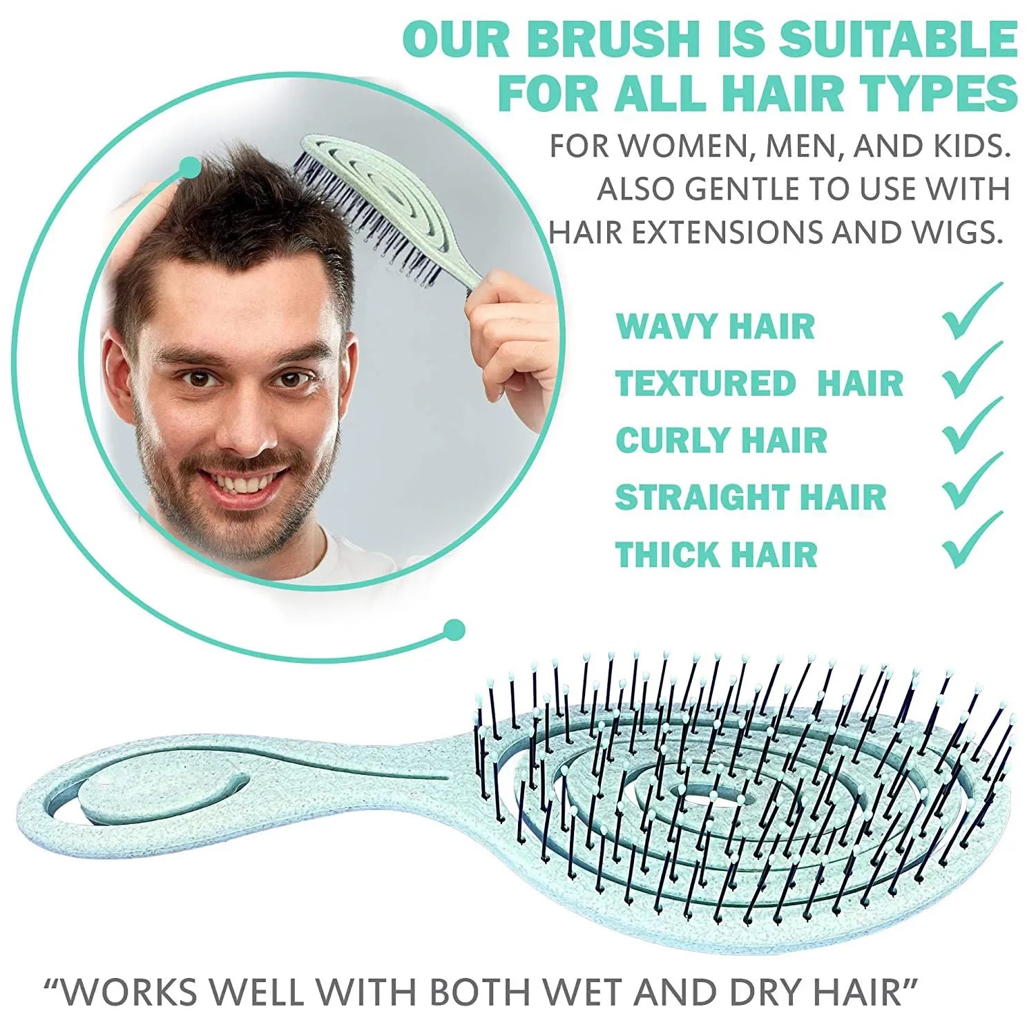 Antistatic Massage Hair Brush