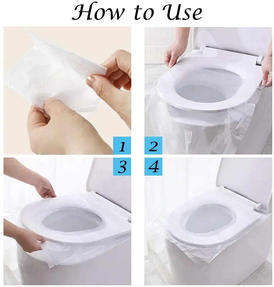 Disposable Plastic Toilet Seat Cover