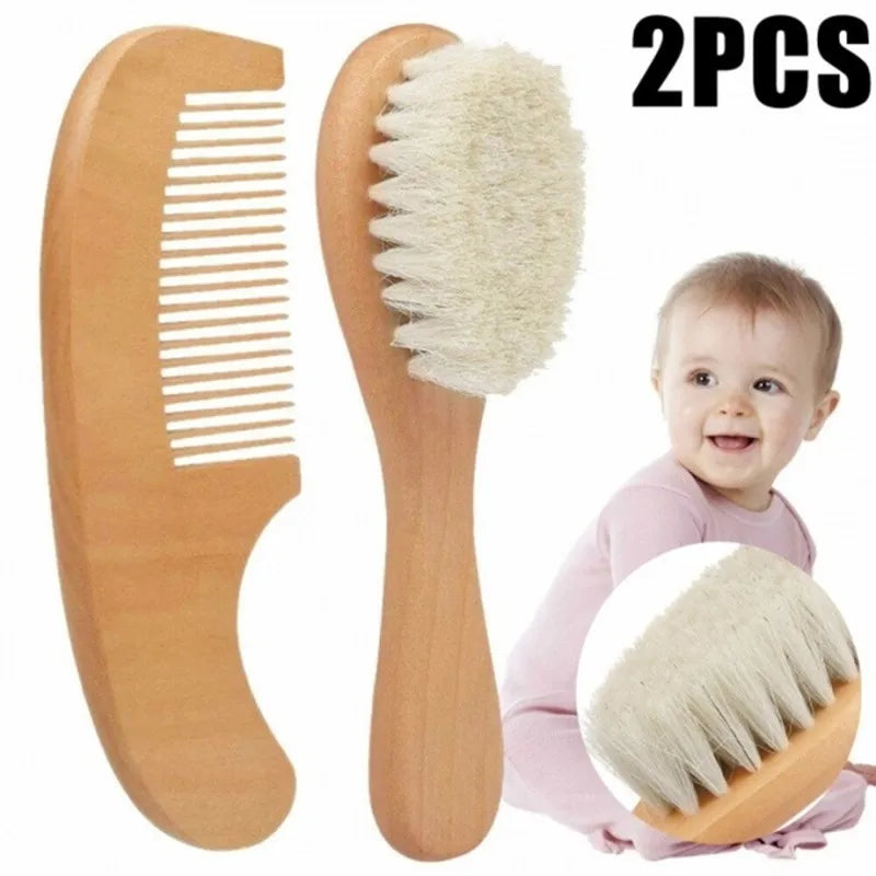 Wooden Soft Wool Hair Brush 