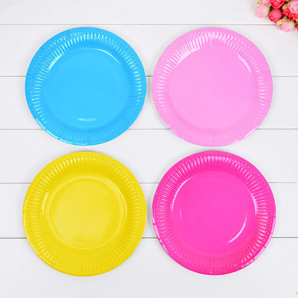 Solid Color Disposable Paper Tray