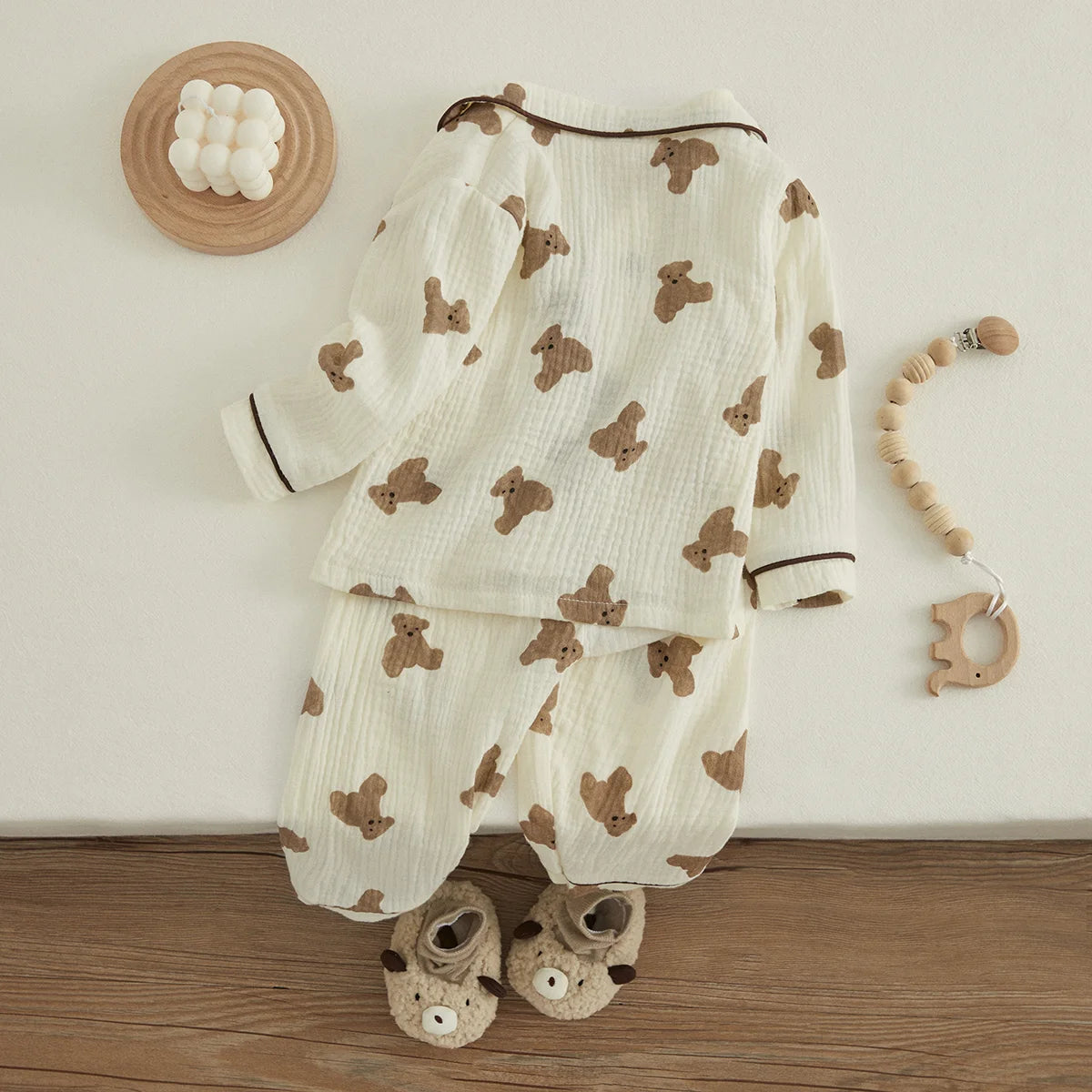 Unisex Cotton Linen Pajama Suit