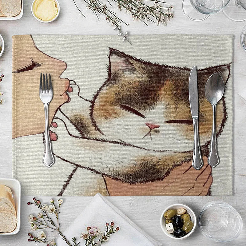 Cute Cat Animal Pattern Mat