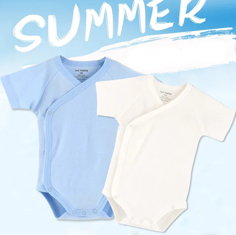 Baby White Rompers