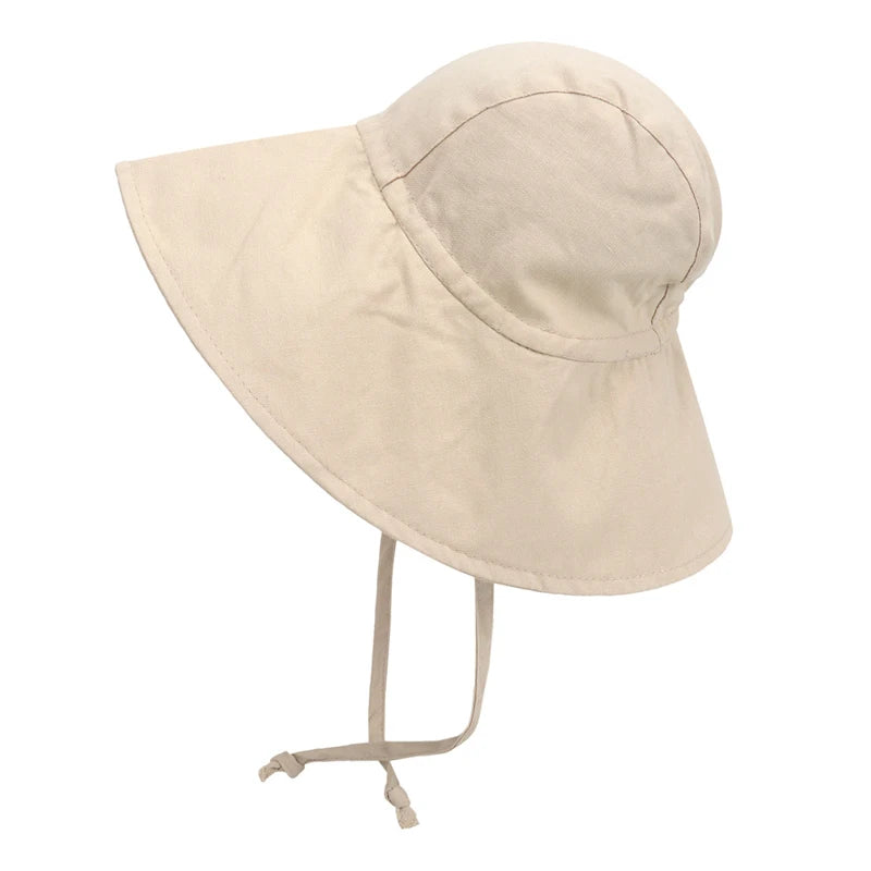 Cotton Linen Baby Sun Hat