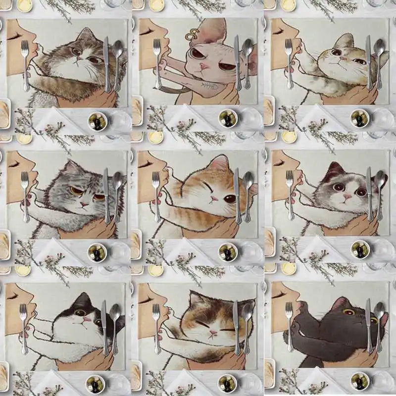 Cute Cat Animal Pattern Mat